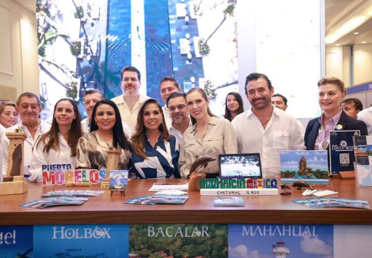 Isla Mujeres fortalece su promoción turística en la 37 edición del Cancún Travel Mart