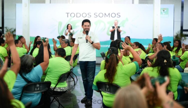 Renán Sánchez consolida la fuerza del Partido Verde en Cancún