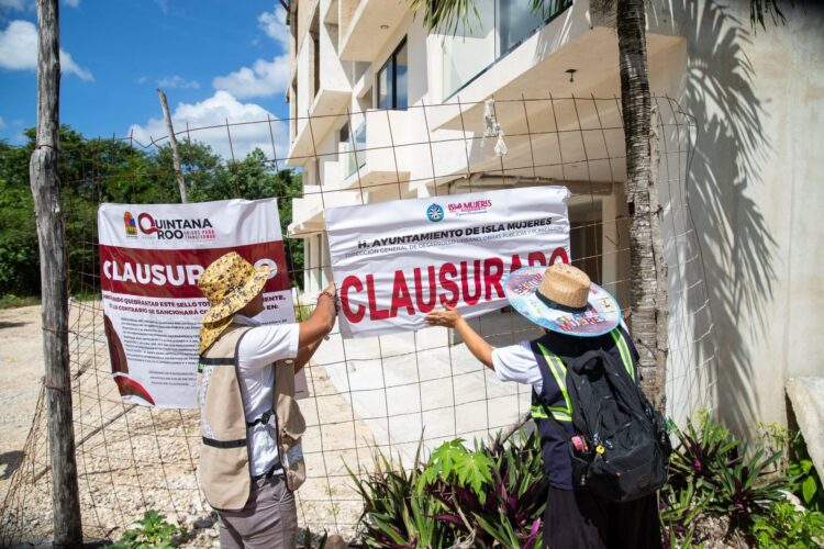 Ayuntamiento de Isla Mujeres y Gobierno del Estado realizan operativos contra desarrollos irregulares en Ciudad Mujeres