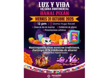 Gobierno de Isla Mujeres invita a celebrar el Festival Luz y Vida “Entre Vivos y Muertos” en Zona Continental