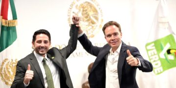 Renán Sánchez se reúne con Manuel Velasco para fortalecer coordinación legislativa del Partido Verde