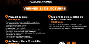 Todo listo en Playa del Carmen para el Janal Pixan 2025 “Pixano'ob Sáasilo ‘ob. Finados seres de luz”