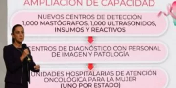Claudia Sheinbaum anuncia inversión millonaria contra el cáncer de mama