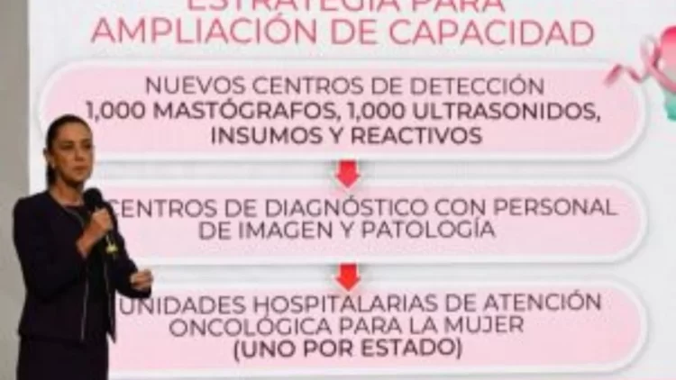 Claudia Sheinbaum anuncia inversión millonaria contra el cáncer de mama