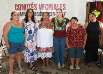 Atenea Gómez instala Comités Vecinales en La Rancherita y Tamayo