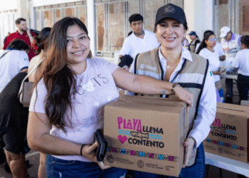 Estefanía Mercado refuerza la seguridad alimentaria con el programa “Playa llena, corazón contento”