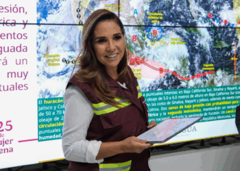 Fortalece Mara Lezama la prevención por la seguridad de la ciudadanía ante zona de baja presión que afecta al estado