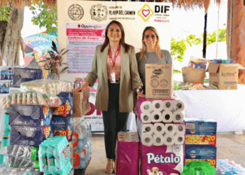 DIF Playa del Carmen habilita centros de acopio en apoyo a familias afectadas por lluvias