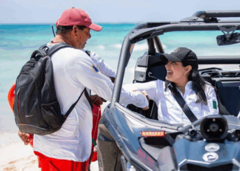 Estefanía Mercado fortalece la seguridad y prevención en zonas costeras