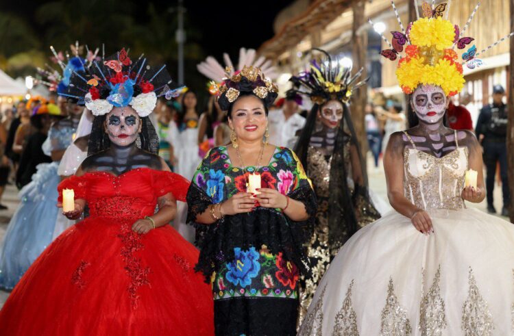 Puerto Morelos unido por su historia y tradiciones en el Janal Pixan 2025: Blanca Merari