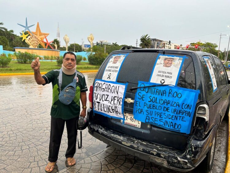 Convocan a marcha en Cancún por asesinato de Carlos Manzo