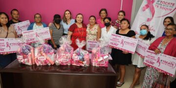 Atenea Gómez Ricalde presenta resultados de la campaña del Mes Rosa a favor de la prevención del cáncer de mama