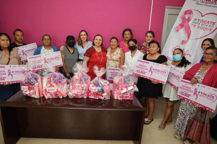 Atenea Gómez Ricalde presenta resultados de la campaña del Mes Rosa a favor de la prevención del cáncer de mama