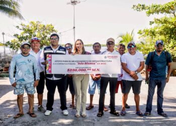 Atenea Gómez Ricalde impulsa la modernización de las cooperativas pesqueras con apoyos municipales