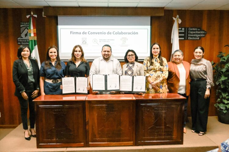 TEQROO y TJAAQROO firman convenio de colaboración para fortalecer la asistencia jurídica gratuita