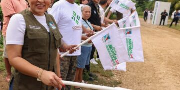 Impulsa Blanca Merari obras para superar el rezago histórico y transformar la realidad de Leona Vicario