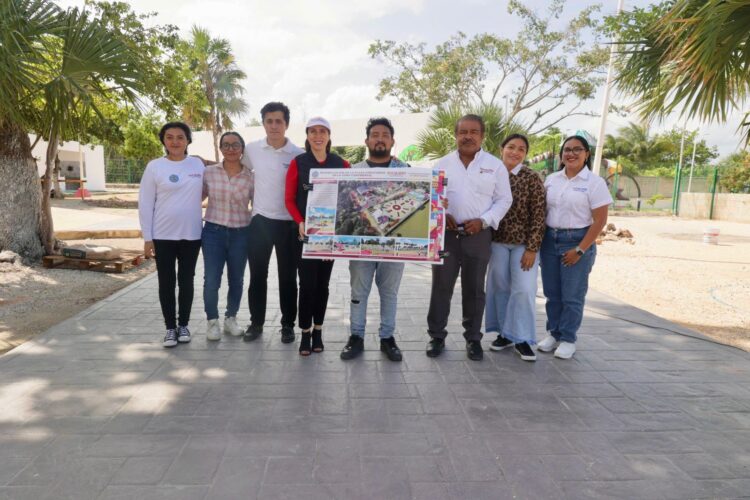 Atenea Gómez Ricalde anuncia inicio de la construcción de la tercera etapa de Plaza Ejidatarios en Ciudad Mujeres