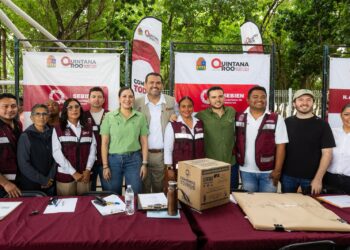 Los gobiernos de Mara Lezama y Estefanía Mercado acercan bienestar a miles de familias en Villas del Sol