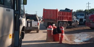 Obras del Tren Maya dejaron solo problemas a volqueteros de José María Morelos