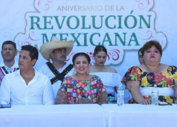 Destaca Blanca Merari Participación de Portomorelenses en conmemoración del Aniversario de la Revolución Mexicana