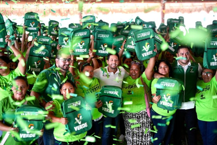 Más de 70 mil militantes tiene el Partido Verde en Quintana Roo: Renán Sánchez