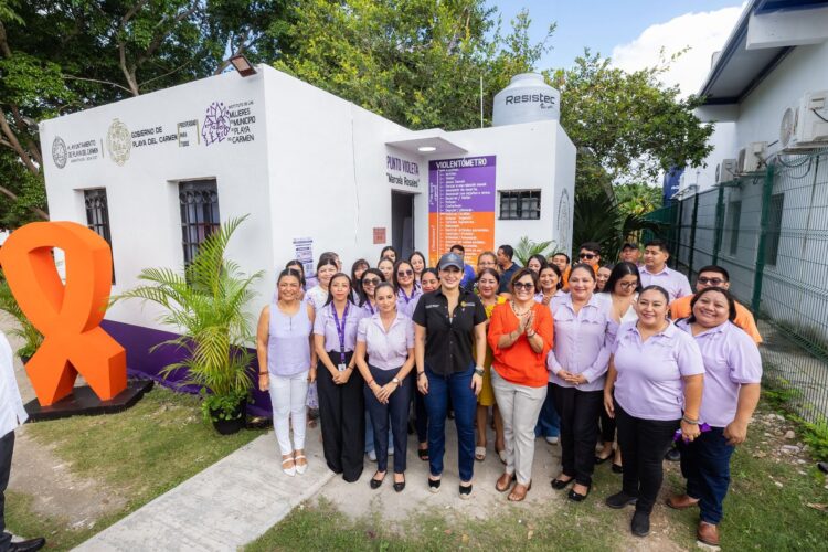 Estefanía Mercado inaugura Punto Violeta para atención de mujeres víctimas de violencia