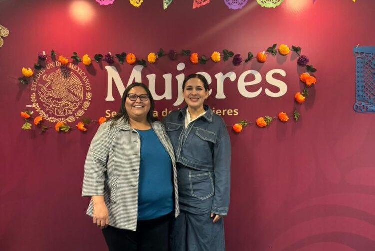 Estefanía Mercado se reúne con la Secretaria Federal de Mujeres para fortalecer programas de apoyo