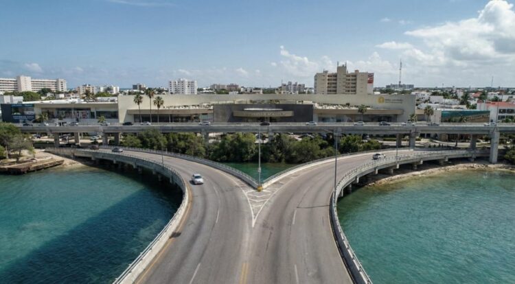 Proyectan un ‘segundo piso’ para el bulevar Kululcán, frente al puente Nichupté