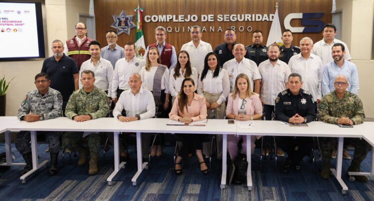 Instala Mara Lezama el Comité Estatal de Seguridad en Quintana Roo rumbo al mundial de fútbol 2026