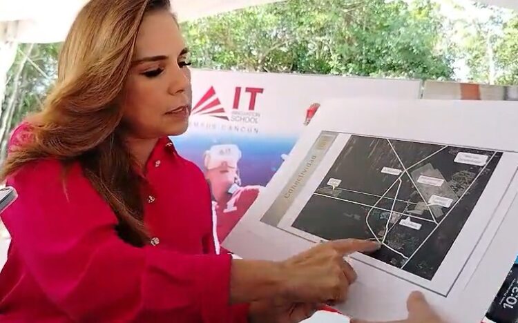 Ampliará Sedena la avenida Huayacán de Cancún, confirma Mara Lezama