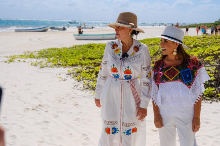 Acceso libre y gratuito a playas públicas de Tulum; las playas son un derecho y no un privilegio: Mara Lezama