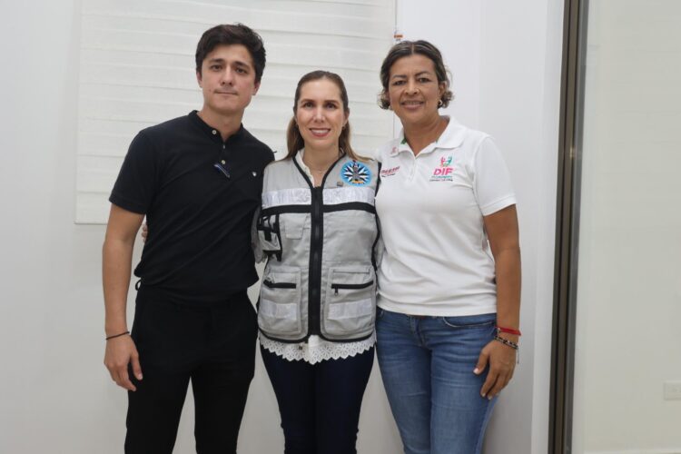 Atenea Gómez Ricalde supervisa avance del nuevo Centro de Control y Prevención contra la Diabetes en Isla Mujeres