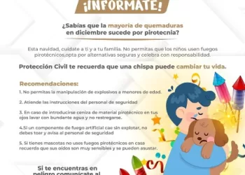 Puerto Morelos se suma al llamado para evitar el uso de pirotecnia y proteger a grupos vulnerables