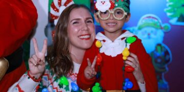 Atenea Gómez Ricalde encabeza el Gran Encendido Navideño en Isla Mujeres