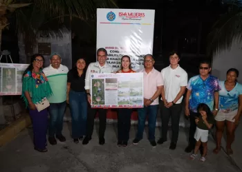 Atenea Gómez Ricalde inicia la rehabilitación del Parque de las Iguanas en Isla Mujeres