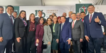 Mara Lezama refrenda compromiso con la salud en Asamblea del IMSS presidida por Claudia Sheinbaum