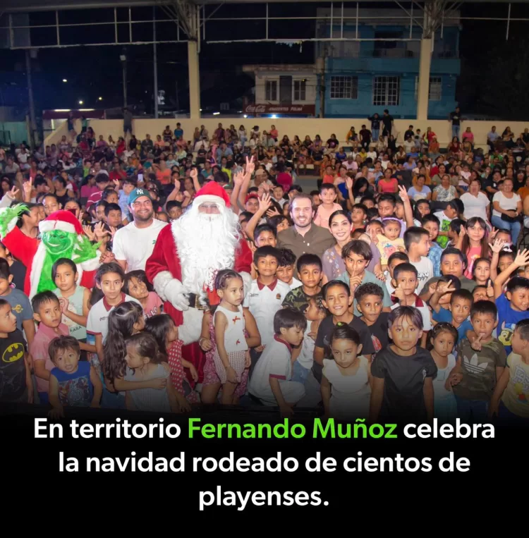 [8:08 p. m., 11/12/2025] DianaAlvaradoMx: REGIDORES DEL PRI VOTAN CONTRA PRESUPUESTO DEL AYUNTAMIENTO DE BENITO JUÁREZ CANCÚN, 11 de diciembre de 2025.- Los regidores Julia Fuentes y Jorge Rodríguez votaron en contra del Presupuesto de Egresos 2026, tras manifestar su desacuerdo porque el proyecto fue presentado de último momento y exigieron responsabilidad para analizar un documento clave para el futuro de Cancún. En el marco de la Sesión Extraordinaria de Cabildo, los concejales del PRI reiteraron su responsabilidad con la ciudadanía, al afirmar que el presupuesto del Ayuntamiento debe responder a la planeación, al crecimiento equilibrado y al desarrollo social. “Votamos en contra porque no se nos dio el tiempo suficiente para hacer un estudio y análisis profundo del proyecto del Presupuesto d… [8:12 p. m., 11/12/2025] DianaAlvaradoMx: Mara Lezama participa en los Consejos Nacionales de Seguridad y Protección Civil encabezados por la Presidenta Claudia Sheinbaum -Reitera el compromiso de Quintana Roo en la lucha contra las violencias y los delitos, como el de la extorsión, y construir la paz para las y los quintanarroenses Ciudad de México.- La gobernadora Mara Lezama Espinosa participó en la sesión del Consejo Nacional de Protección Civil y en la del Consejo Nacional de Seguridad Pública que encabezó la Presidenta Claudia Sheinbaum Pardo en Palacio Nacional. La titular del Ejecutivo destacó el esfuerzo que se realiza a nivel nacional para la protección y seguridad de las y los mexicanos, a los que se suma Quintana Roo con los diversos programas para atender los orígenes de las vi… [8:16 p. m., 11/12/2025] DianaAlvaradoMx: Fernando Muñoz celebra la Navidad con cientos de playenses