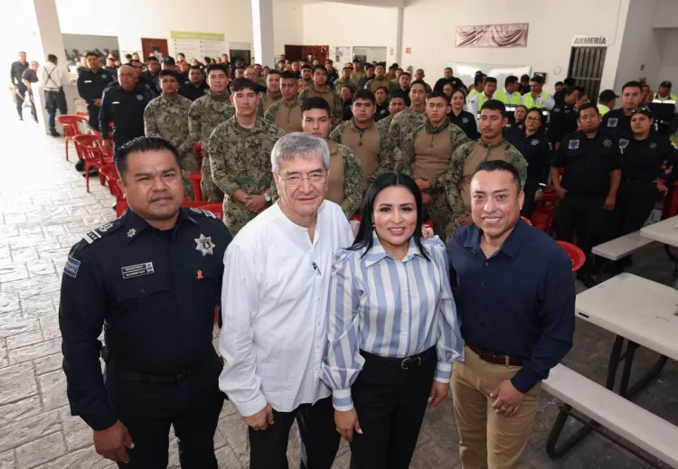 Refuerza gobierno de Puerto Morelos su compromiso con la Secretaría Municipal de Seguridad Ciudadana y el bienestar de sus elementos