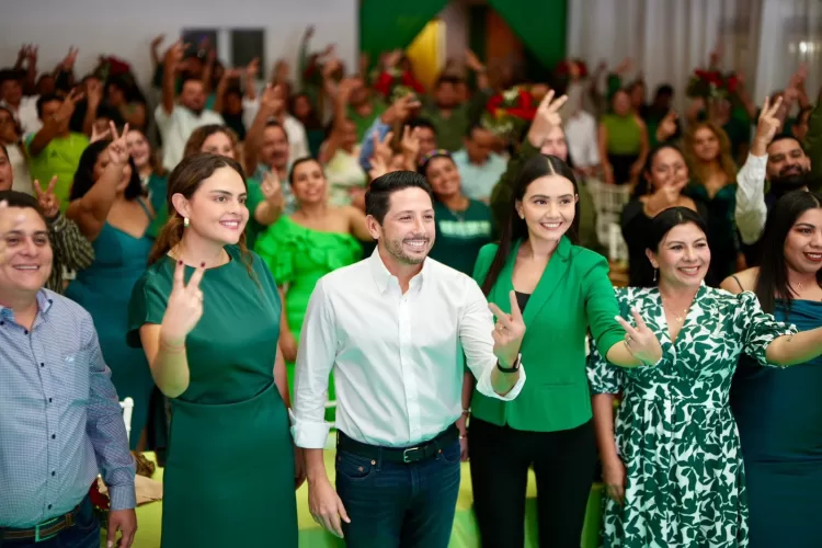 Renán Sánchez reafirma la unidad y fuerza del Partido Verde en el sur de Quintana Roo