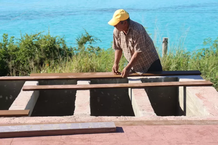 Gobierno Municipal avanza con la construcción del Mirador Mar Turquesa