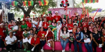 Gobierno Municipal lleva la Posada en tu Colonia al Domo Los Olivos de Ciudad Mujeres