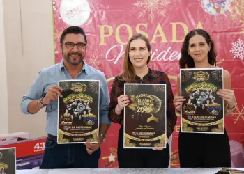 Atenea Gómez Ricalde presenta elenco artístico del Gran Baile de Año Nuevo 2026 en Isla Mujeres