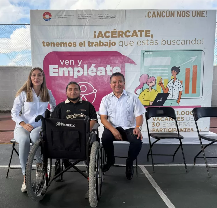 Chucho Pool impulsa Feria de Empleo para personas con discapacidad en Cancún