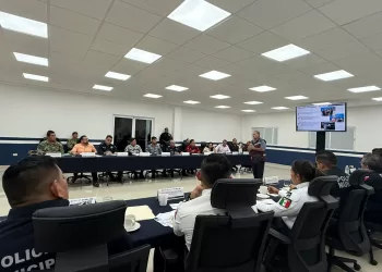 Con coordinación entre los tres órdenes de gobierno, Estefanía Mercado blinda por cielo mar y tierra a Playa del Carmen