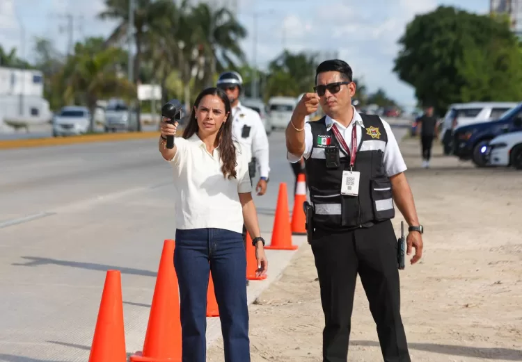 Arranca Ana Paty Peralta Operativa de Reducción de Velocidad en BLVD. Colosio