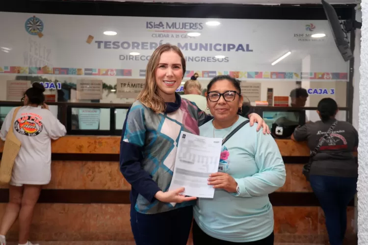 Atenea Gómez Ricalde supervisa Programa de Descuentos del Predial 2026 en Isla Mujeres