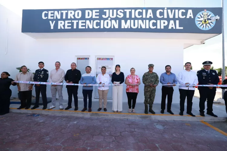 Isla Mujeres inaugura el Centro de Justicia Cívica y de Retención Municipal para fortalecer la justicia cercana y preventiva