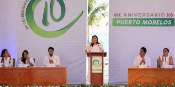 En el 10º aniversario de Puerto Morelos, Blanca Merari anuncia el Plan Estratégico 2050