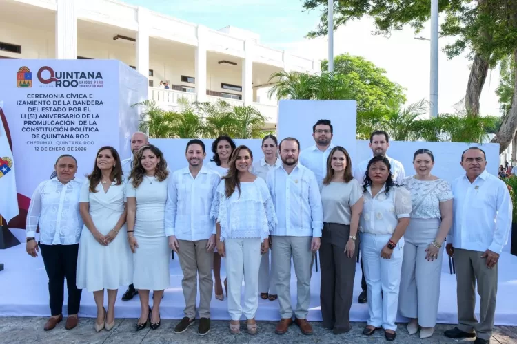 Quintana Roo conmemora 51 años de su Constitución, pilar de un estado joven y humanista: Mara Lezama