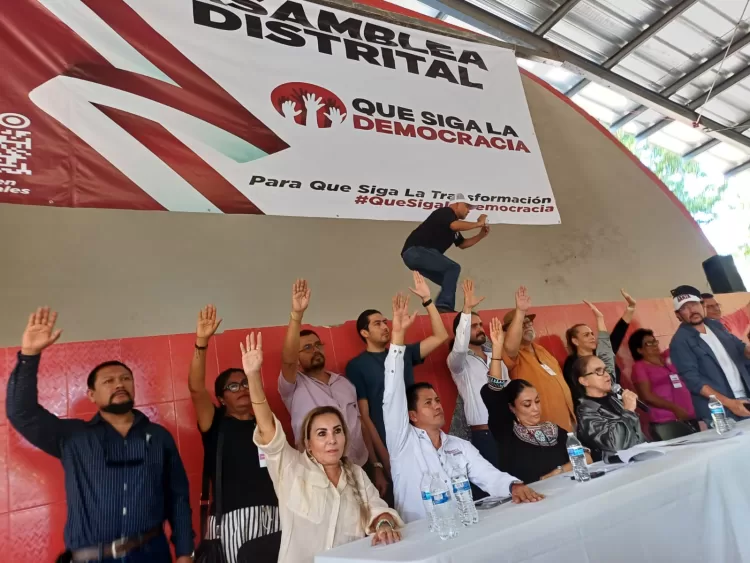 “Que siga la democracia” concluye asambleas distritales en Quintana Roo